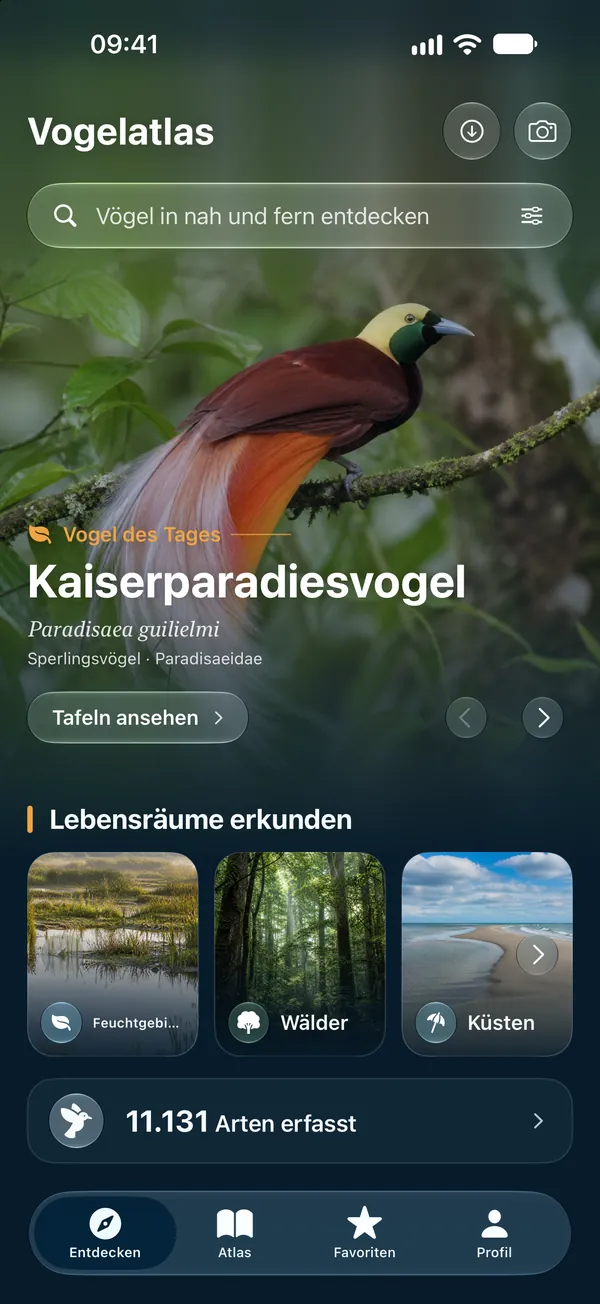 iPhone · Der Vogelführer für unterwegs